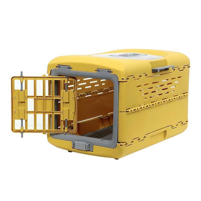 Foldable Portable 2 Color Cat Yellow Carrying Case Box