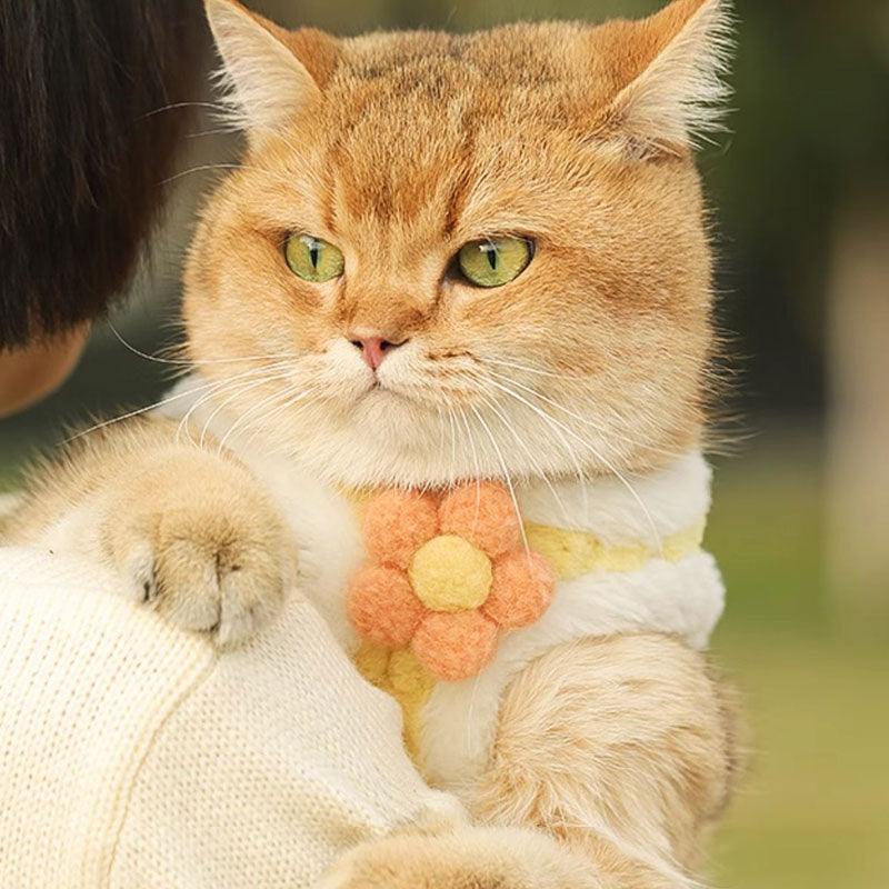 Fortune Flower Cat Leash 2 Colors Warm Harness