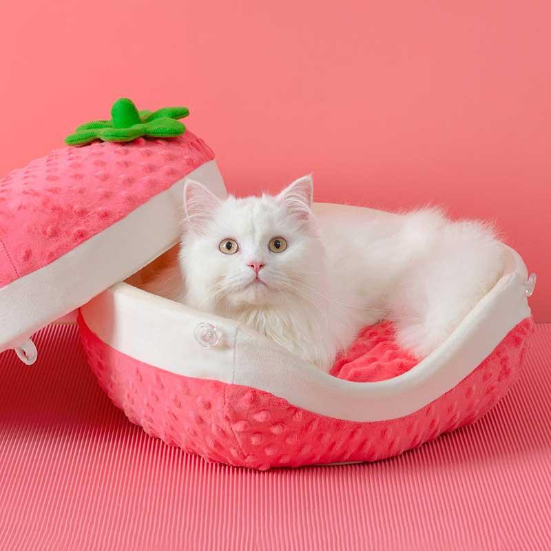 Fruit Series Strawberry Cat Bed 8 Colors Sleeping Pad