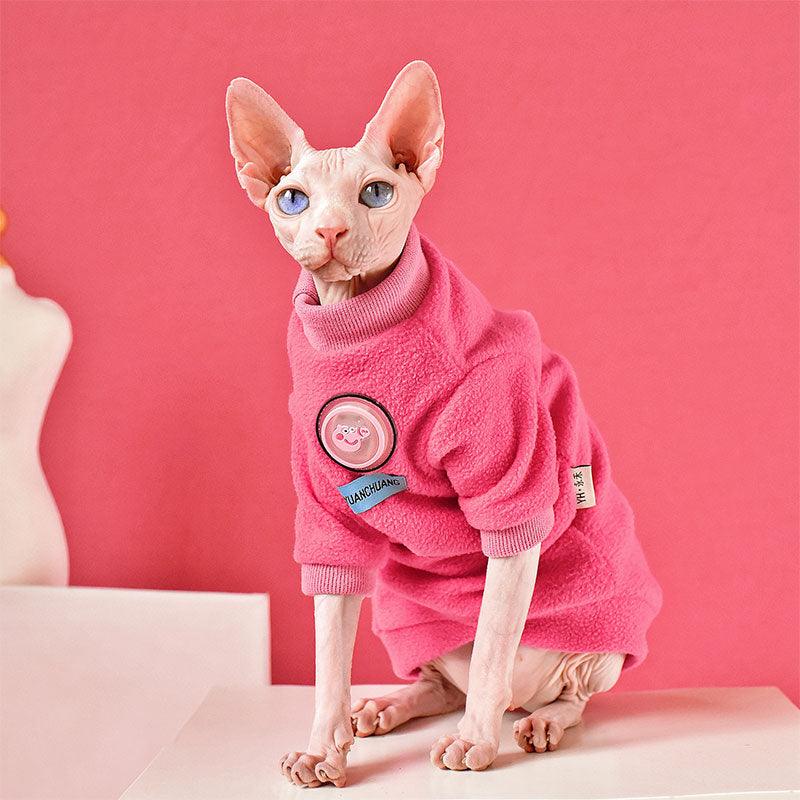Fun Glowing Cat Clothes 5 Styles Warm Sweatshirt (1)
