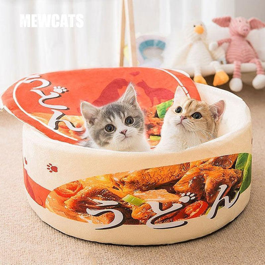 Funny Cat Bed Cup Noodels Nest 3 Style