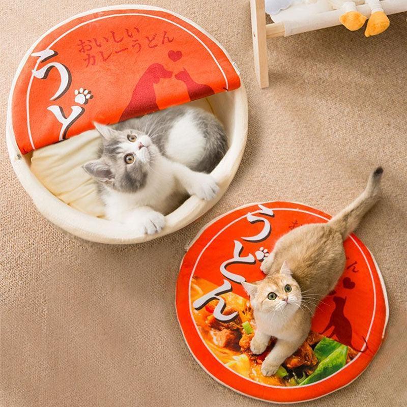 Funny Cat Bed Cup Noodels Nest 3 Style