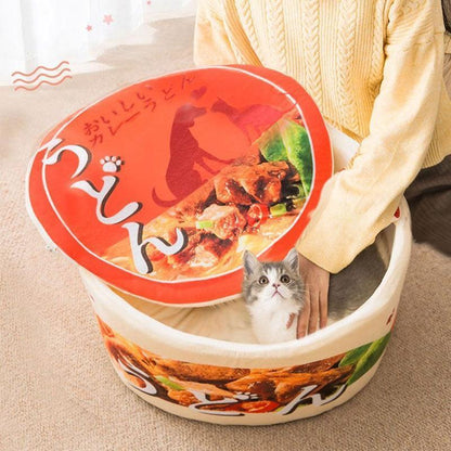 Funny Cat Bed Cup Noodels Nest 3 Style
