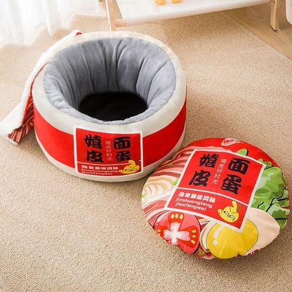 Funny Cat Bed Cup Noodels Nest 3 Style