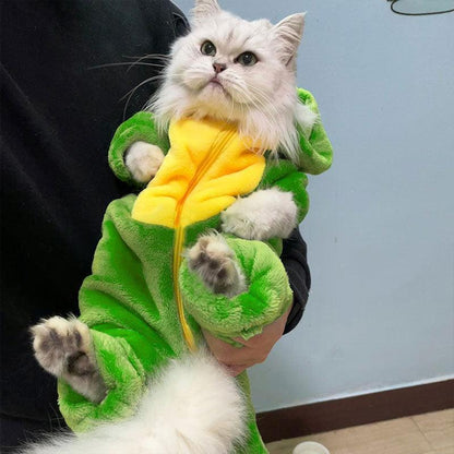 Funny Warm Cat Dinosaur Clothes 2 Style - MEWCATS
