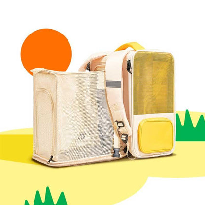 Game Retro Foldable Expansion Cat Backpack 2 Color Large Carrier Bag