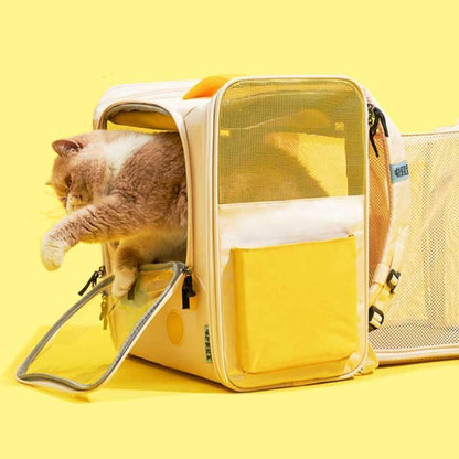 Game Retro Foldable Expansion Cat Backpack 2 Color Large Carrier Bag