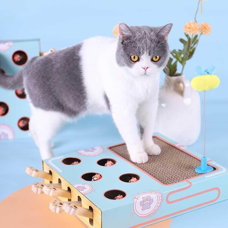 Gopher Cat Scratching Board Interactive Toys – MEWCATS