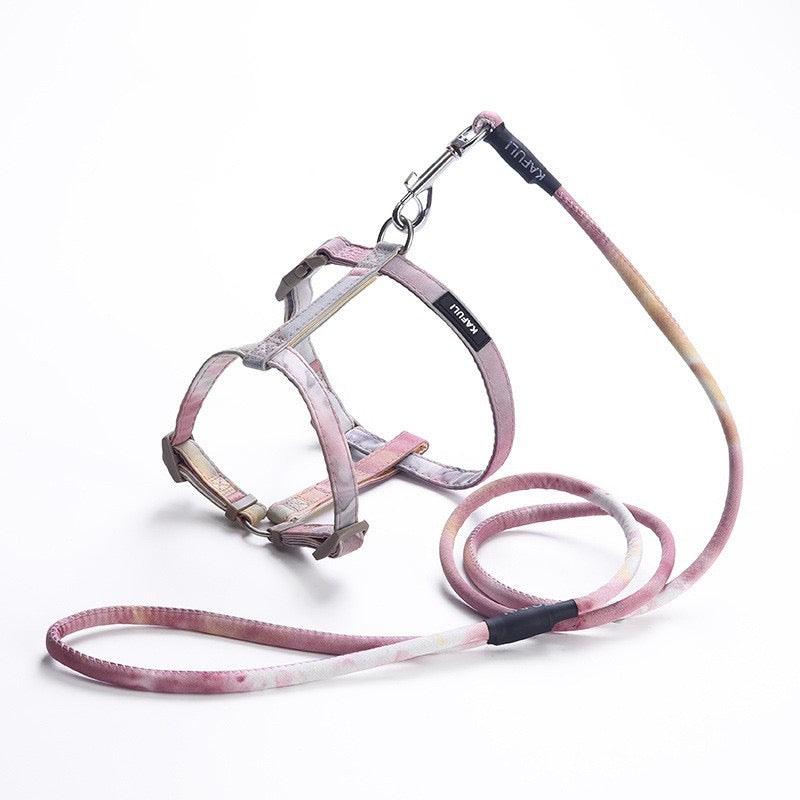 Gradient Cat Leash Set Harness 3 Color H-Style Cat Lead - MEWCATS