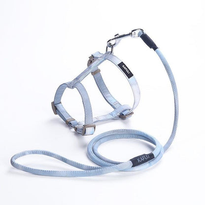 Gradient Cat Leash Set Harness 3 Color H-Style Cat Lead - MEWCATS