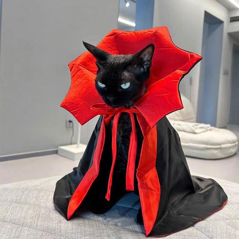Halloween Cat Cape Costumes Cosplay Vampire Cloak - MEWCATS
