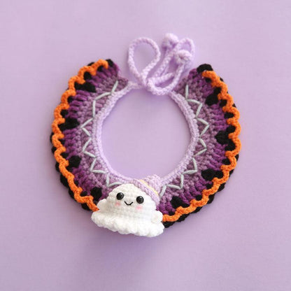 Halloween Cat Collar Handmade Hats Pumpkin Costume - MEWCATS