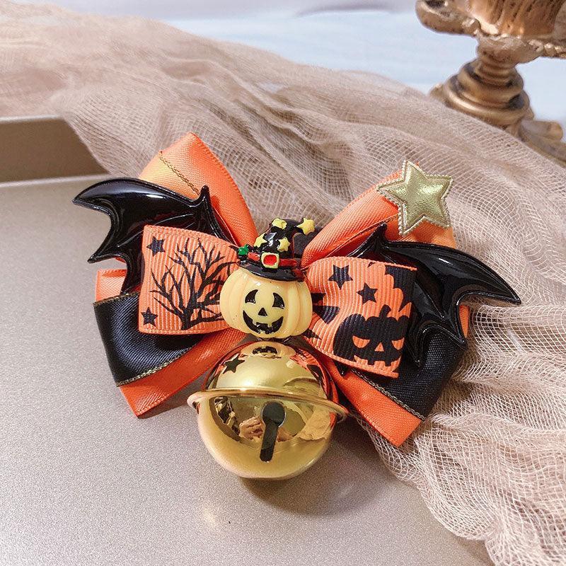 Halloween Cat Collar with Bells 4 Style Bow Tie