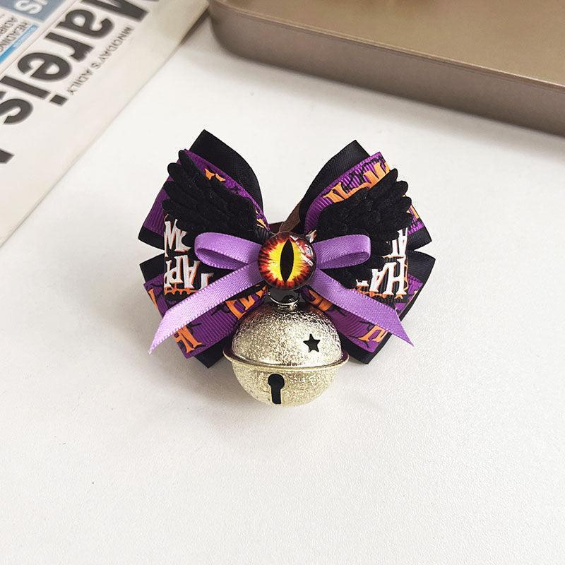 Halloween Cat Collar with Bells 4 Style Bow Tie