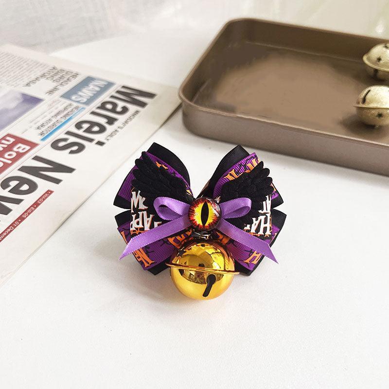 Halloween Cat Collar with Bells 4 Style Bow Tie