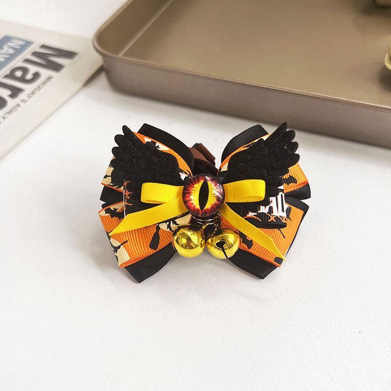 Halloween Cat Collar with Bells 4 Style Bow Tie