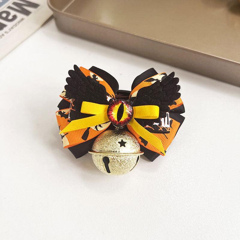 Halloween Cat Collar with Bells 4 Style Bow Tie