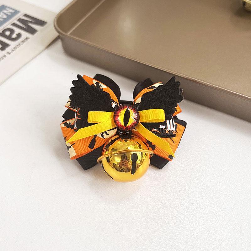 Halloween Cat Collar with Bells 4 Style Bow Tie