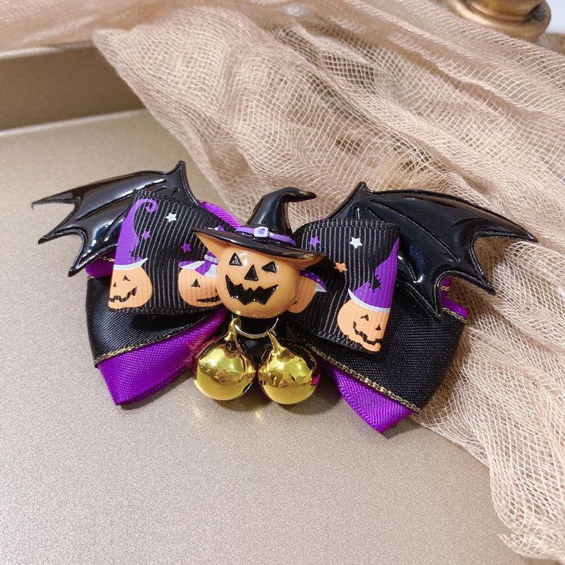 Halloween Cat Collar with Bells 4 Style Bow Tie