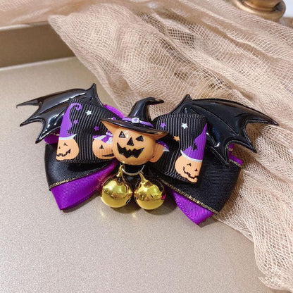 Halloween Cat Collar with Bells 4 Style Bow Tie