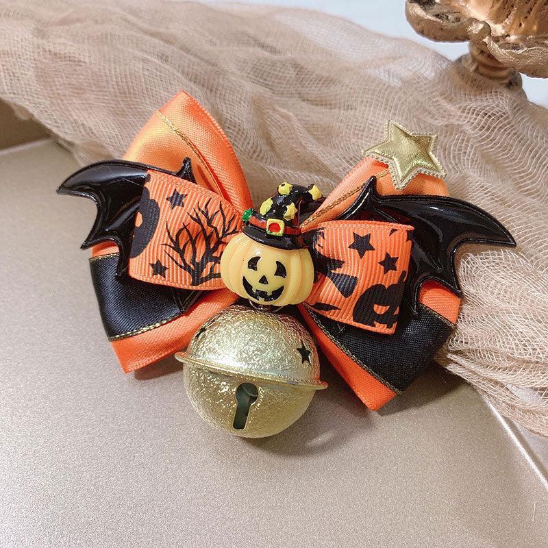 Halloween Cat Collar with Bells 4 Style Bow Tie