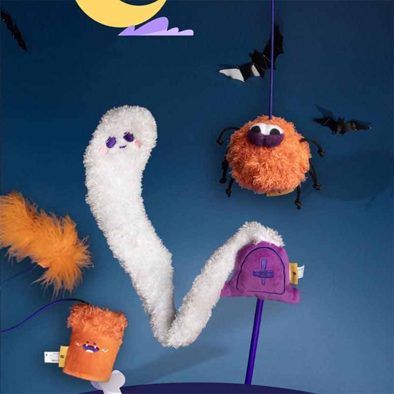 Halloween Cat Sound Toys Teaser Cat Stick
