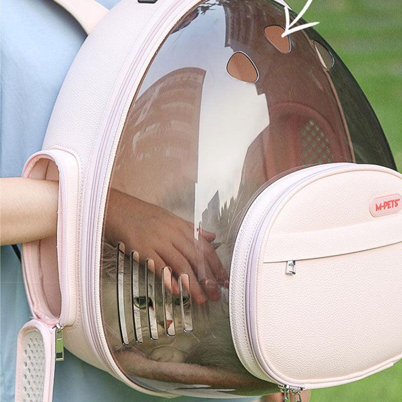 New Cat Carrying Bag 2 Color Space Capsule Pet Backpack
