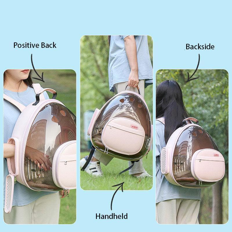New Cat Carrying Bag 2 Color Space Capsule Pet Backpack
