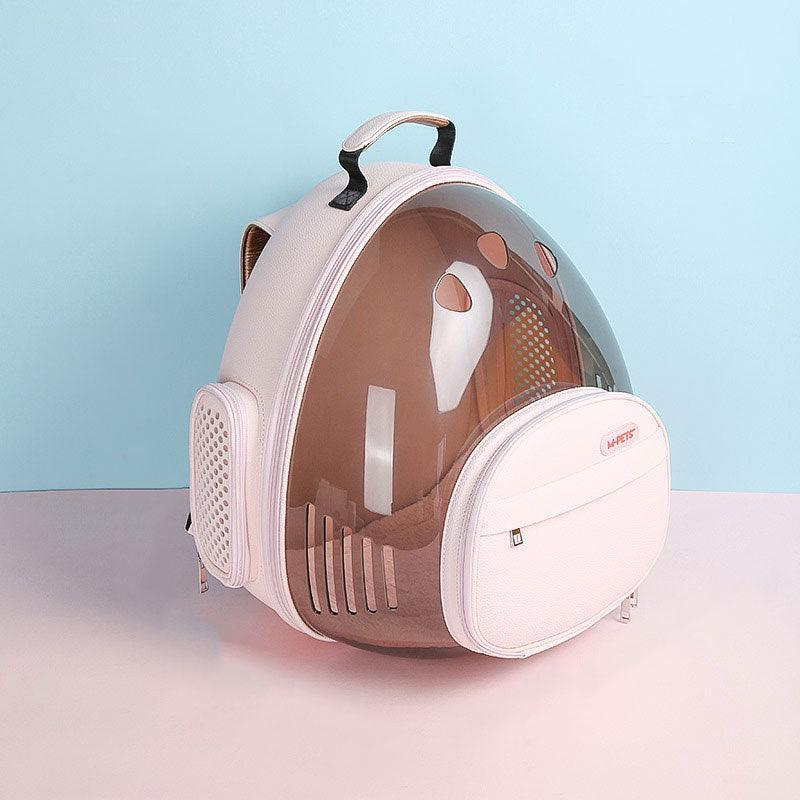 New Cat Carrying Bag Pink Space Capsule Pet Backpack