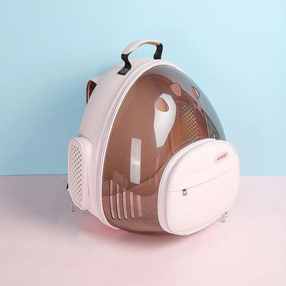 New Cat Carrying Bag Pink Space Capsule Pet Backpack