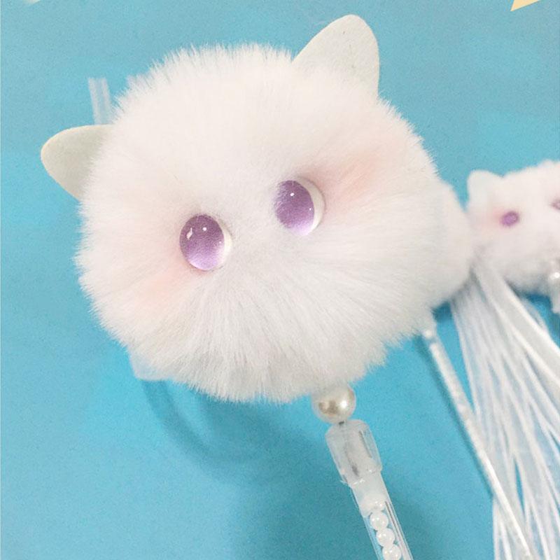 Interactive Cat Toys Plush Tassel Bell 4 Color Kitty Stick Toys - MEWCATS