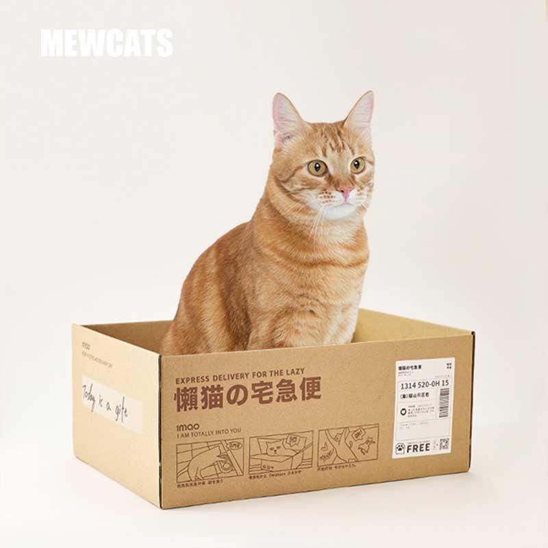 Japanese Express Cat Scratching Board Carton Cat Bed
