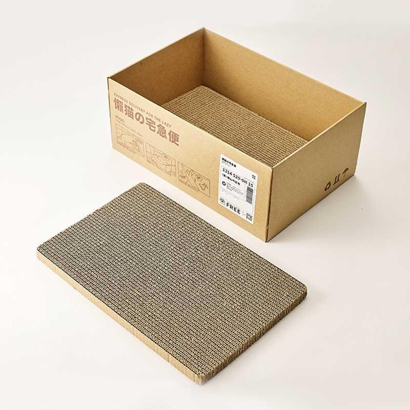 Japanese Express Cat Scratching Board Carton Cat Bed