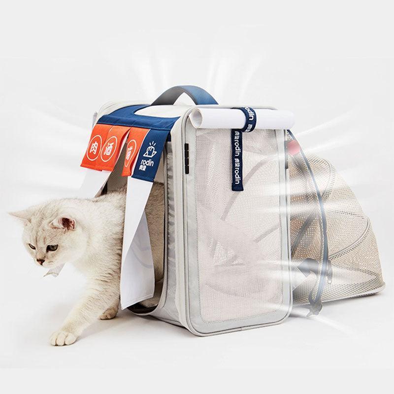 Japanese Style Cat carrier Backpack Expandable Bag - MEWCATS