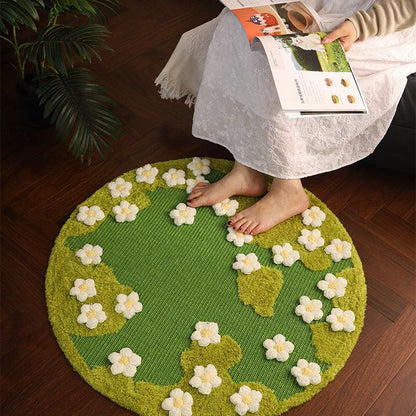 JCAT Blooming Garden Cat Scratch Mat Furniture - MEWCATS