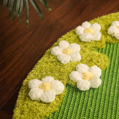 JCAT Blooming Garden Cat Scratch Mat Furniture - MEWCATS