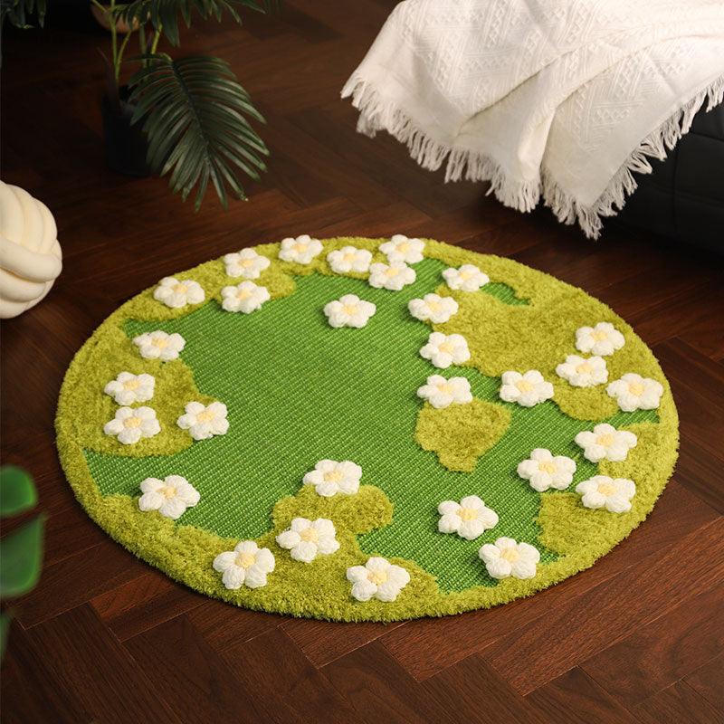 JCAT Blooming Garden Cat Scratch Mat Furniture - MEWCATS