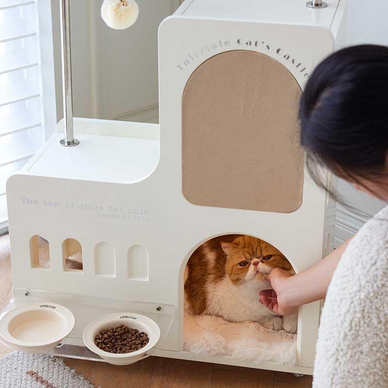JCAT Dream Island Cat Closet Furniture - MEWCATS