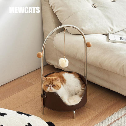 JCAT Luxury Cat Basket Bed Furniture - MEWCATS