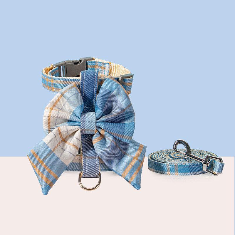JK Bow Tie Cat Harness 3 Color Escape Proof Leash - MEWCATS