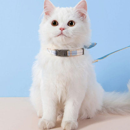 JK Bow Tie Cat Harness 3 Color Escape Proof Leash - MEWCATS