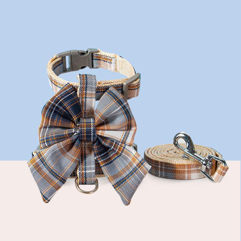 JK Bow Tie Cat Harness 3 Color Escape Proof Leash - MEWCATS