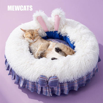 Warm Cat Bed Removable Washable JK Pet Nest Mat