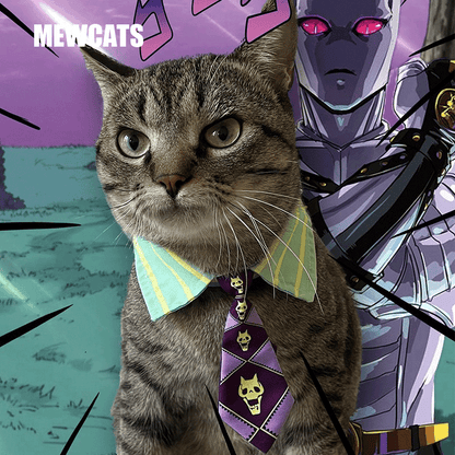 Kira Yoshikage Cat Cosplay Costume Neckties