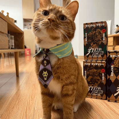 Kira Yoshikage Cat Cosplay Costume Neckties