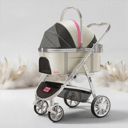L9 Foldable Cat Carrier Stroller with Wheels - MEWCATS