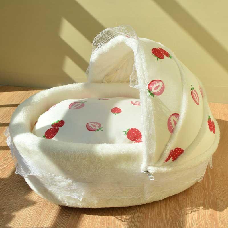 Multifunctional Fruit Cat Litter 2 Colors Removable Cat Bed