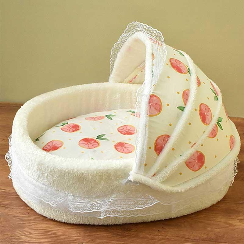 Multifunctional Fruit Cat Litter 2 Colors Removable Cat Bed