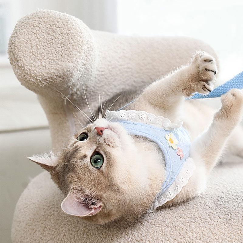 Lace Sleeve Cat Leash Cute Harness - MEWCATS