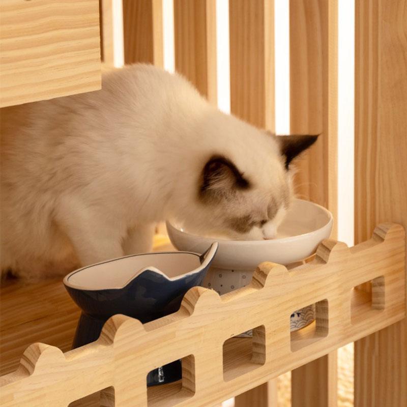 Large Cat Villa Indoor Condo Luxury Cat House - MEWCATS